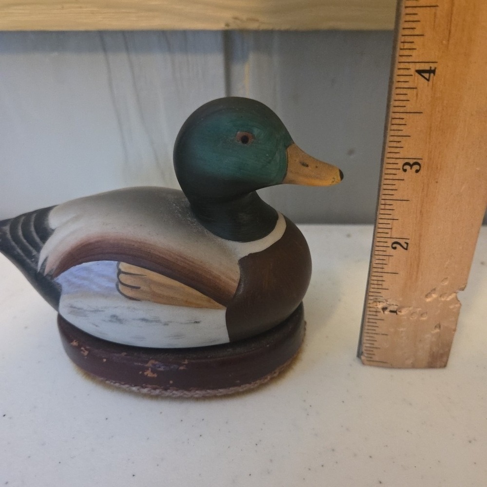 Ceramic Duck Shoe Polisher Buffer Lint Remover Vintage Man Cave Barbershop Decor - Picture 14 of 14